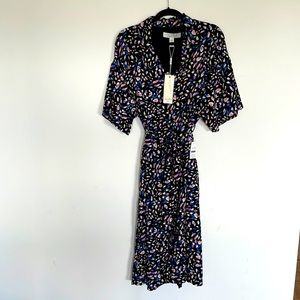 NWT Liquorish Belted Midi Dress, Size 10